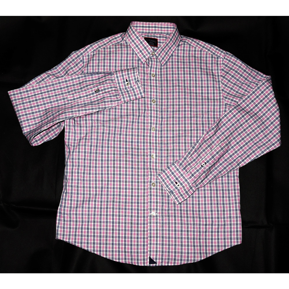 UNTUCKit Wrinkle Free Men's Long Sleeve Button Front Shirt Size Small